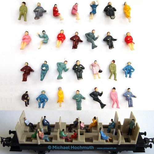 Figuren sitzende reisende - figuren,