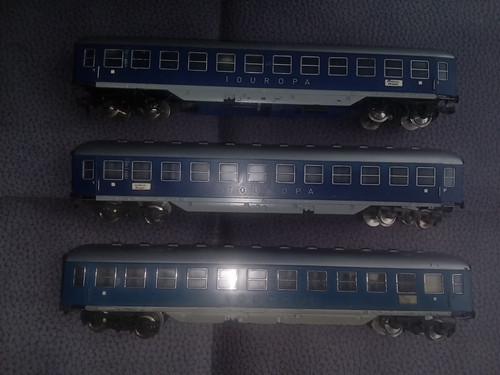 Fleischmann waggons touropa - waggons,